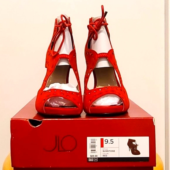 JLO Sunstone Gladiator Stilettos - Picture 7 of 10